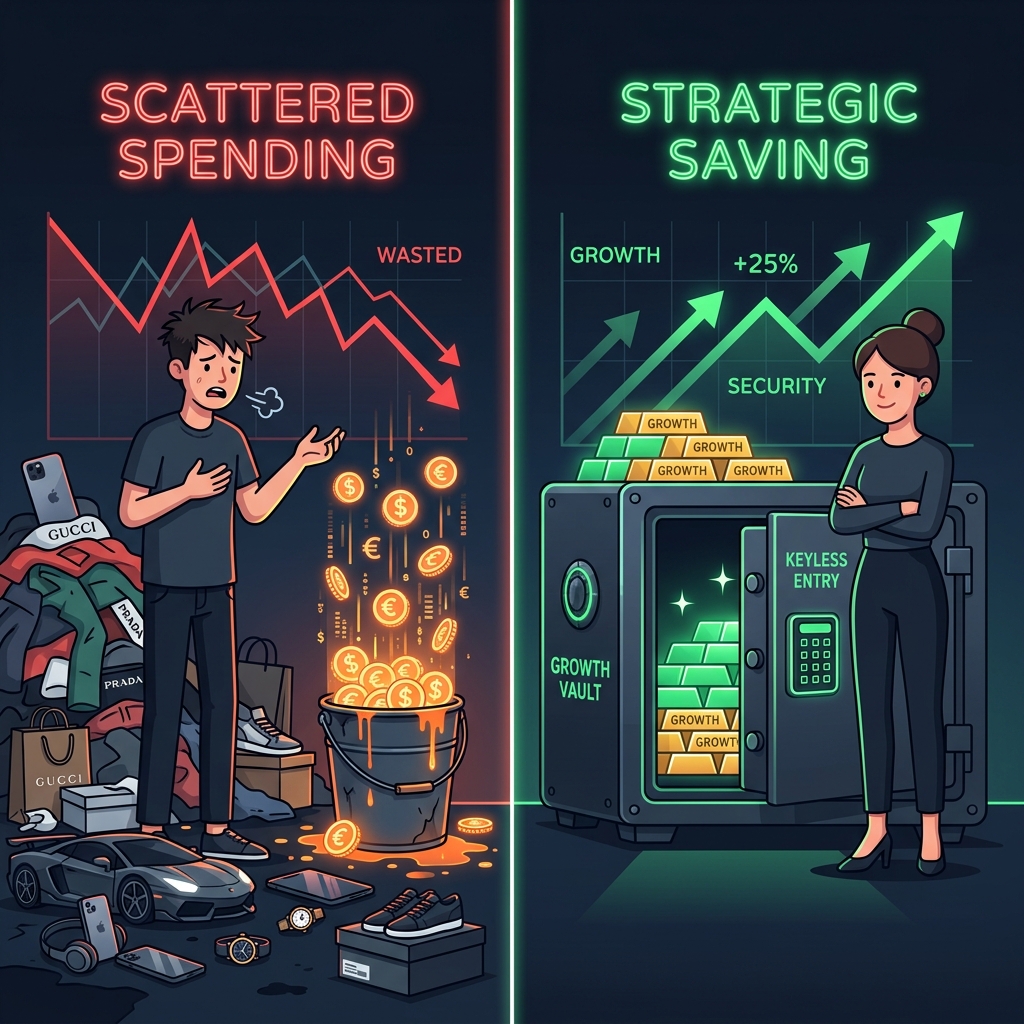 Scattered Spending vs Strategic Saving